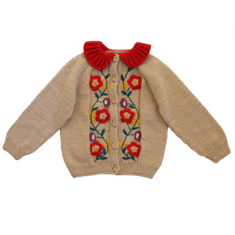 KALINKA Olivia Cardigan-Sand