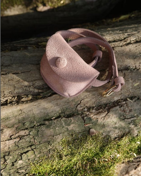 ECRIN SUEDE COIN BAG _LIGHT PINK