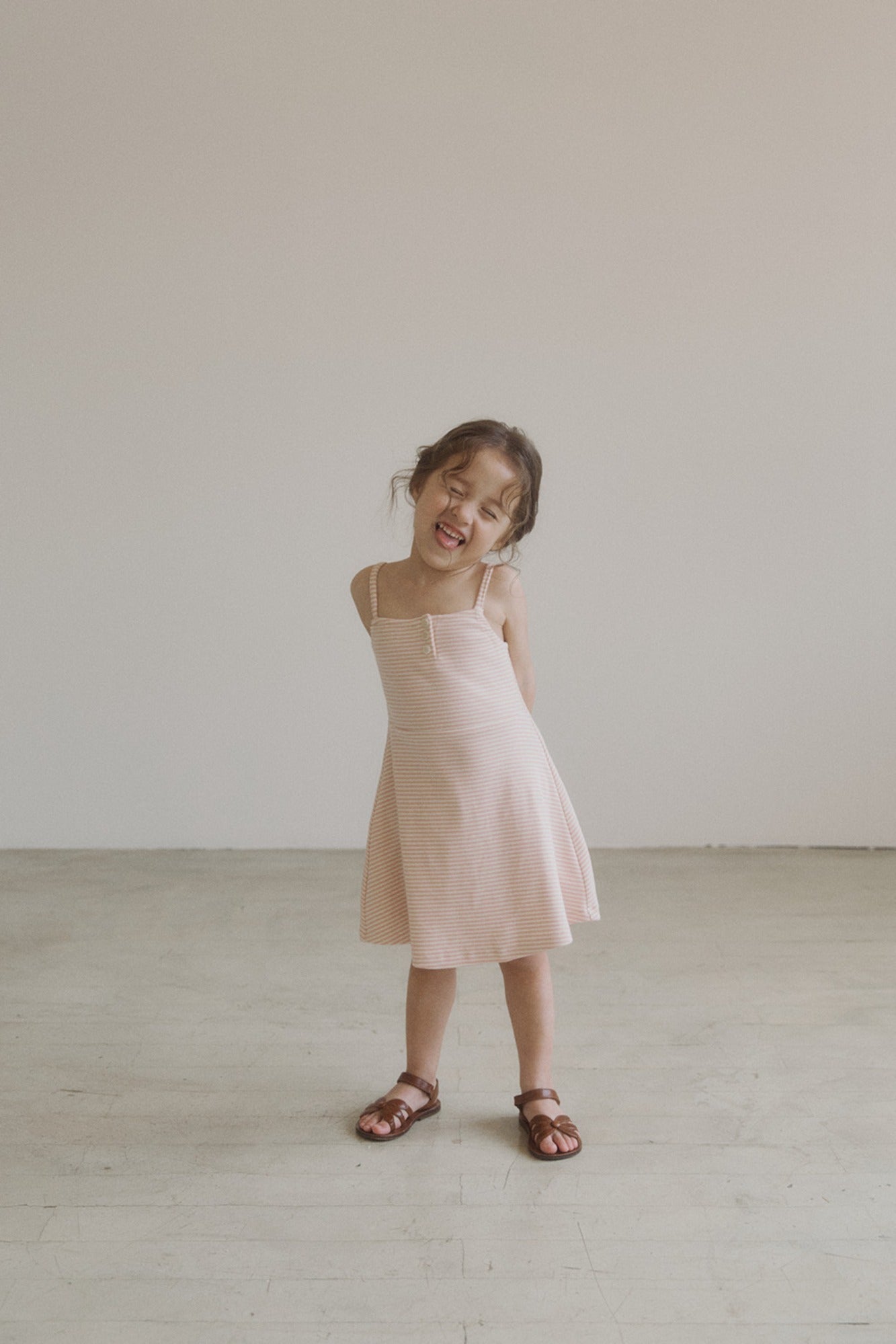 INNE ETE DRESS (pink stripe)