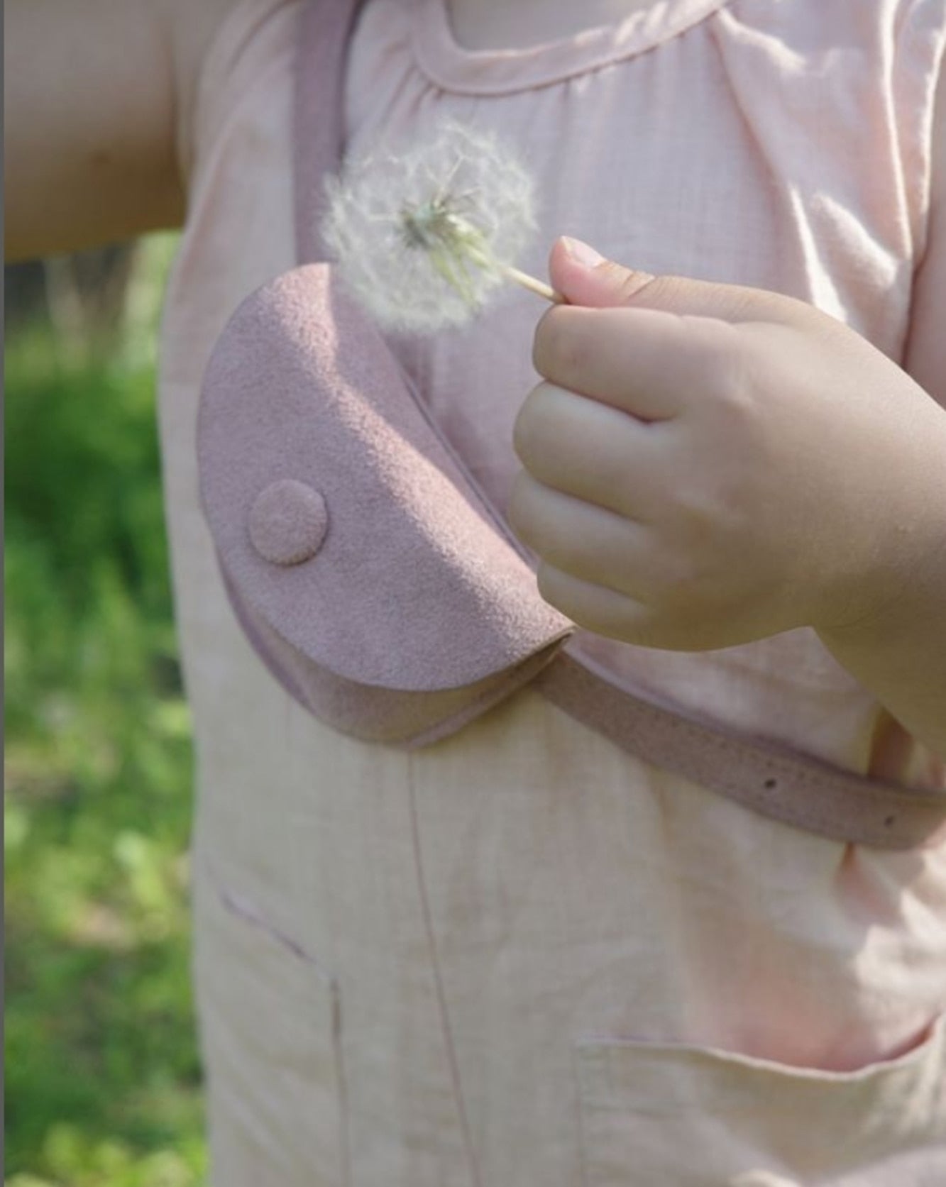 ECRIN SUEDE COIN BAG _LIGHT PINK